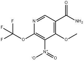 4-Methoxy-3-nitro-2-(trifluoromethoxy)pyridine-5-carboxamide