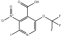2-Iodo-3-nitro-5-(trifluoromethoxy)pyridine-4-carboxylic acid