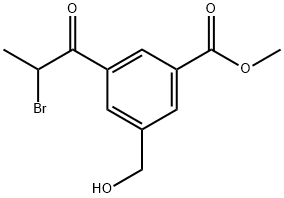 Methyl 3-(2-bromopropanoyl)-5-(hydroxymethyl)benzoate