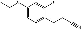 4-Ethoxy-2-iodophenylpropanenitrile