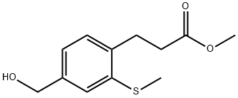 Methyl 3-(4-(hydroxymethyl)-2-(methylthio)phenyl)propanoate