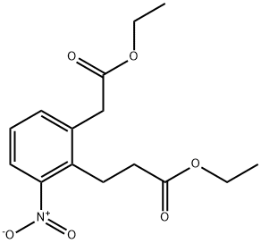 Ethyl 2-(3-ethoxy-3-oxopropyl)-3-nitrophenylacetate