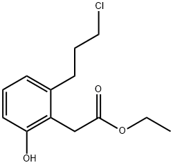 Ethyl 2-(3-chloropropyl)-6-hydroxyphenylacetate