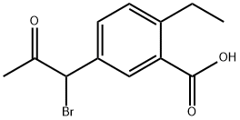 5-(1-Bromo-2-oxopropyl)-2-ethylbenzoic acid