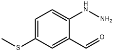 2-Hydrazinyl-5-(methylthio)benzaldehyde