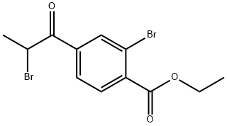 Ethyl 2-bromo-4-(2-bromopropanoyl)benzoate