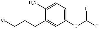 2-(3-Chloropropyl)-4-(difluoromethoxy)aniline