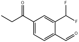 2-(Difluoromethyl)-4-propionylbenzaldehyde