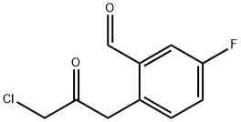 2-(3-Chloro-2-oxopropyl)-5-fluorobenzaldehyde