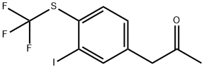 1-(3-Iodo-4-(trifluoromethylthio)phenyl)propan-2-one