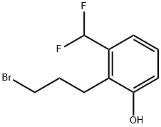 2-(3-Bromopropyl)-3-(difluoromethyl)phenol