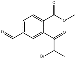 Methyl 2-(2-bromopropanoyl)-4-formylbenzoate