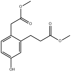 Methyl 4-hydroxy-2-(3-methoxy-3-oxopropyl)phenylacetate