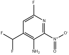 3-Amino-4-(difluoromethyl)-6-fluoro-2-nitropyridine