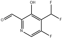 4-(Difluoromethyl)-5-fluoro-3-hydroxypyridine-2-carboxaldehyde