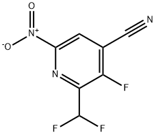 4-Cyano-2-(difluoromethyl)-3-fluoro-6-nitropyridine