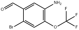 5-Amino-2-bromo-4-(trifluoromethoxy)benzaldehyde