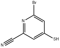 2-Pyridinecarbonitrile, 6-bromo-4-mercapto-