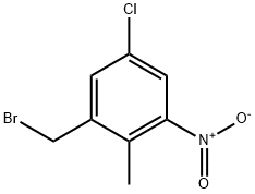 1-(BROMOMETHYL)-5-CHLORO-2-METHYL-3-NITROBENZENE