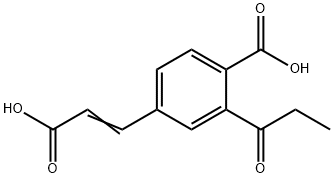 4-Carboxy-3-propionylcinnamic acid