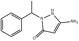 5-amino-2-(1-phenylethyl)-2,4-dihydro-3H-pyrazol-3-one