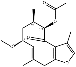 (1(10)E,2R*,5R*)-2-methoxy-5-acetoxyfuranogermacr-1(10)-en-6-one