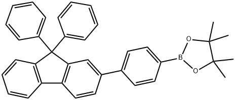 2-[4-(9,9-diphenyl-9H-fluoren-2-yl)phenyl]-4,4,5,5-tetramethyl-1,3,2-dioxaborolane