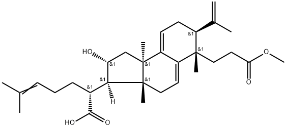 1H-Benz[e]indene-6-propanoic acid, 3-[(1R)-1-carboxy-5-methyl-4-hexen-1-yl]-2,3,3a,4,6,7,8,9b-octahydro-2-hydroxy-3a,6,9b-trimethyl-7-(1-methylethenyl)-, 6-methyl ester, (2R,3R,3aR,6S,7S,9bR)-