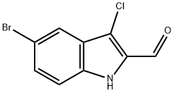 1H-Indole-2-carboxaldehyde, 5-bromo-3-chloro-