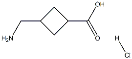 3-(aminomethyl)cyclobutane-1-carboxylic acid hydrochloride