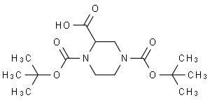 1,4-双-BOC-2-哌嗪甲酸