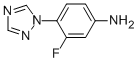 3-fluoro-4-(1H-1,2,4-triazol-1-yl)aniline