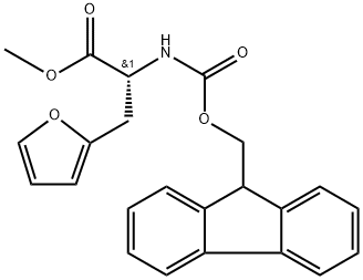 2-Furanpropanoic acid, α-[[(9H-fluoren-9-ylmethoxy)carbonyl]amino]-, methyl ester, (αR)-