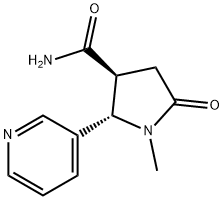 rac-(2R,3R)-1-methyl-5-oxo-2-(pyridin-3-yl)pyrrolidine-3-carboxamide, trans