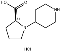 (2S)-1-(piperidin-4-yl)pyrrolidine-2-carboxylic acid HCl