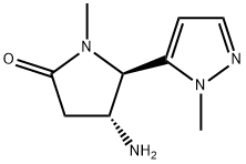 2-Pyrrolidinone, 4-amino-1-methyl-5-(1-methyl-1H-pyrazol-5-yl)-, (4R,5R)-