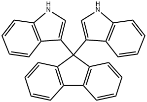 1H-Indole, 3,3'-(9H-fluoren-9-ylidene)bis-