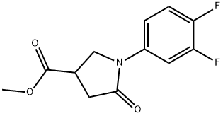 methyl 1-(3,4-difluorophenyl)-5-oxopyrrolidine-3-carboxylate