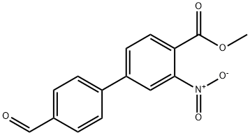 [1,1'-Biphenyl]-4-carboxylic acid, 4'-formyl-3-nitro-, methyl ester