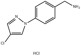 1-[4-(4-chloro-1H-pyrazol-1-yl)phenyl]methanamine