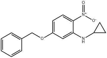 5-(Benzyloxy)-N-cyclopropyl-2-nitroaniline