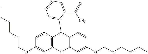 2-(3,6-二正己基氧基占吨-9-基)苯甲酰胺