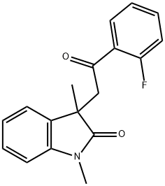 3-(2-(2-氟苯基)-2-氧代乙基)-1,3-二甲基二氢吲哚-2-酮