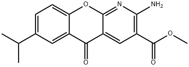 5H-[1]Benzopyrano[2,3-b]pyridine-3-carboxylic acid, 2-amino-7-(1-methylethyl)-5-oxo-, methyl ester