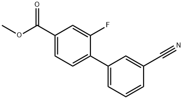 [1,1'-Biphenyl]-4-carboxylic acid, 3'-cyano-2-fluoro-, methyl ester