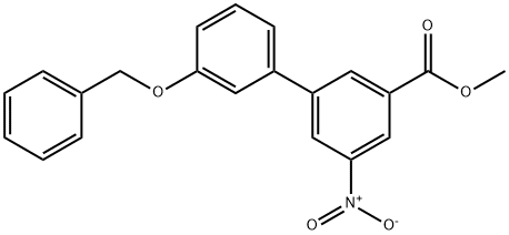 [1,1'-Biphenyl]-3-carboxylic acid, 5-nitro-3'-(phenylmethoxy)-, methyl ester