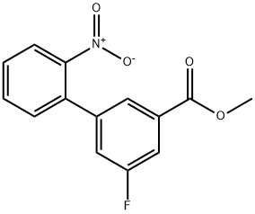 [1,1'-Biphenyl]-3-carboxylic acid, 5-fluoro-2'-nitro-, methyl ester