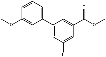 [1,1'-Biphenyl]-3-carboxylic acid, 5-fluoro-3'-methoxy-, methyl ester