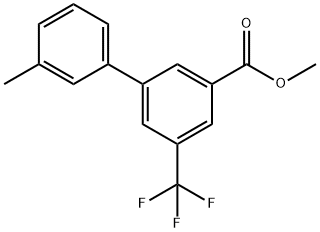 methyl 3-(3-methylphenyl)-5-(trifluoromethyl)benzoate