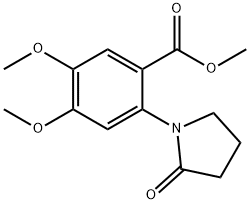 methyl 4,5-dimethoxy-2-(2-oxopyrrolidin-1-yl)benzoate